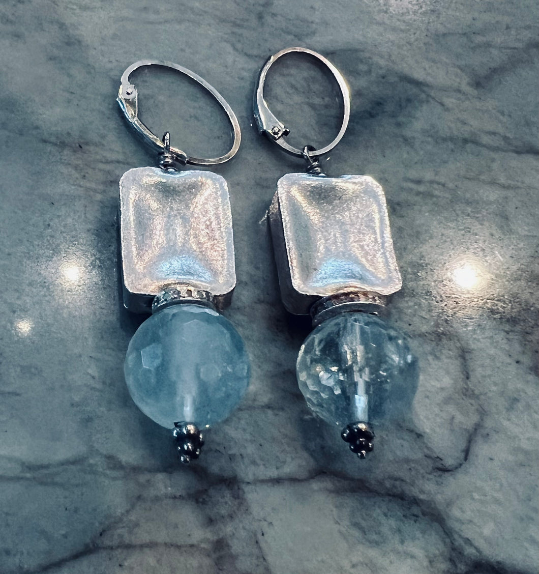Aquamarine earrings