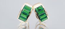 Load image into Gallery viewer, Emerald earrings
