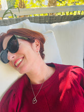 Load image into Gallery viewer, Gold and diamond hoops
