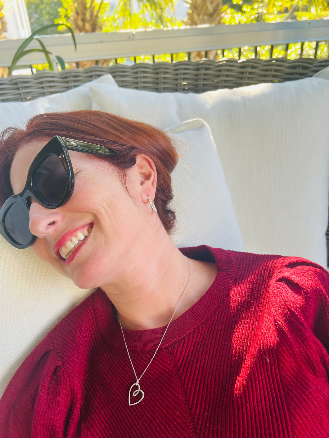 Diamond heart necklace